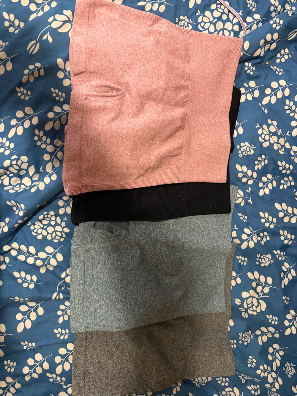 Amazon women’s ' Pull-On Leggings Set - Pink, Black, Gray, Brown